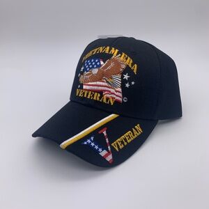 MILITARY VIETNAM VETERAN  HAT BASEBALL CAP Adjustable Velcro